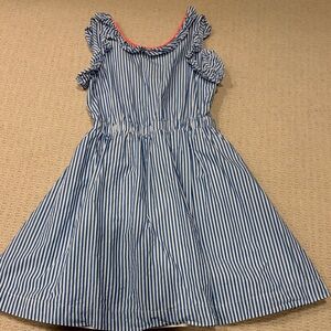 Crewcuts Navy and White Striped Dress
